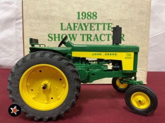 John Deere 730 Diesel - 1/16 scale  - 1988 Lafayette Show Tractor