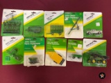 10 John Deere Farm Implements - 1/64 scale