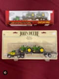 John Deere Vintage Semi-Truck and Trailer - 1/64 scale, Ertl Collectibles: 1948 Peterbilt with Flat-