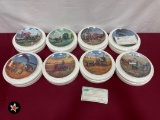 (8) John Deere Danbury Mint Collector's Plates