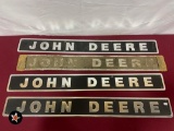 (5) John Deere Emblem Signs - 35.5