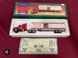 Sauder woodworking semi truck & trailer- ERTL with box