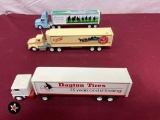 Dayton Tires, Rosenbergers Dairies, Hartville Arabians semi truck & trailers