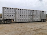 1985 Wilson 48' Aluminum Double Deck Livestock Trailer