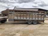 1992 Donahue 20' Gooseneck Livestock Trailer