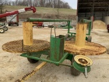 Twin Spool Field Tile Trailer