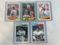 Lot of 5 1980's Star Quarterback Rookie Cards