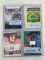Lot of 4 2020-21 Autographed Basketball Cards