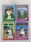 Lot of 4 1975 Topps Baseball Stars Incl. Munson