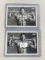 Lot of 2 1990 Score Bo Jackson Black and White Baseball/Football Cards