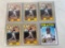 Lot of 6 Barry Bonds Rookie Cards