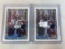 Lot of 2 1992-93 Topps Shaquille O'Neal Rookie Cards