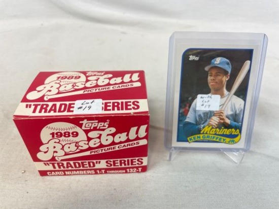 1989 Topps Traded Baseball Set Complete in Box with Griffey Rookie