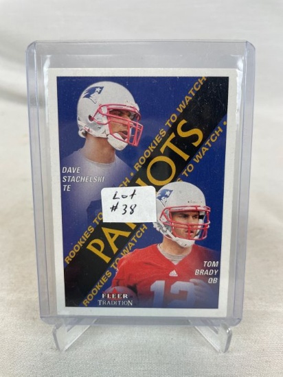 2000 Fleer Tom Brady Rookie Card # 352
