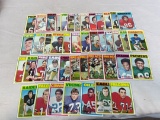 Lot of 44 Different 1972 Topps Football Cards Semistars and Commons