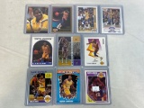 Lot of 10 Magic Johnson Cards Incl. Inserts