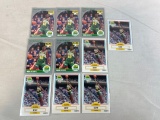 Lot of 10 1990-91 Shawn Kemp Rookies