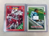 1989 Topps and Pro Set Barry Sanders Rookie Cards