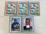 Lot of 5 Frank Thomas Rookie Cards