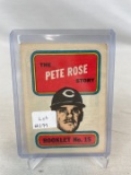 Hard to Find 1970 Topps Pete Rose Story Booklet