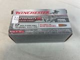 Full Box of 50 Winchester Varmint X17 Win Supermag Bullets