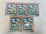 Lot of 5 1990 Topps Frank Thomas Rookie Cards #414