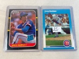 Lot of 2 1987 Greg Maddux Rookie Cards