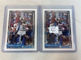 Lot of 2 1992-93 Topps Shaquille O'Neal Rookie Cards