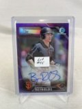 2017 Bowman Chrome Purple Bryan Reynolds Rookie Autograph