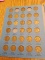 PARTIAL SET LINCOLN CENTS 1909-1940 IN FOLDER