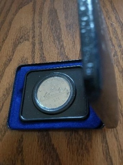 1976 CANADIAN PROOF DOLLAR IN HOLDER