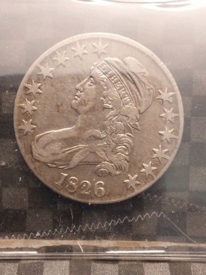 1826 BUST HALF XF