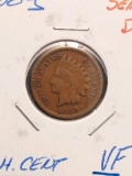1908S LINCOLN CENT VF FULL LIBERTY