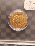 1928 $2.50 INDIAN HEAD GOLD PIECE AU+