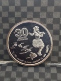 HAWAII 30 YEARS OF STATE HOOD 1-OZ. .999 SILVER ROUND