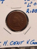 1864L INDIAN HEAD CENT VG CLEAR L