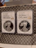 2021 TYPE-1 & TYPE-2 WEST POINT PROOF EAGLES NGC PF70 ULTRA CAMEO