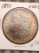 1890 MORGAN DOLLAR BU TONING