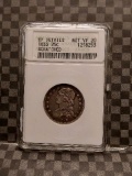 1833 BUST QUARTER ANACS EF-DETAILS SCRATCHED