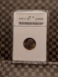 1949S ROOSEVELT DIME ANACS MS64