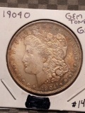 1904O MORGAN DOLLAR BU TONING