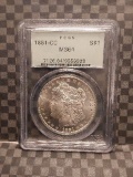 1881CC MORGAN DOLLAR PCGS MS64