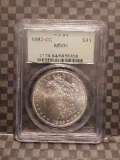 1882CC MORGAN DOLLAR PCGS MS64