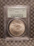 1884CC MORGAN DOLLAR PCGS MS63