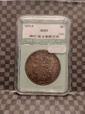 1878S MORGAN DOLLAR IN NTC MS66 HOLDER