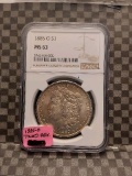 1885O MORGAN DOLLAR NGC MS63