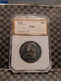 1832 BUST HALF IN PCI VF35 HOLDER