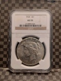 1928 PEACE DOLLAR NGC AU55