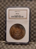 1883O MORGAN DOLLAR NGC MS62