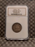 1893 ISABELLA COMMEMORATIVE QUARTER NGC AU58